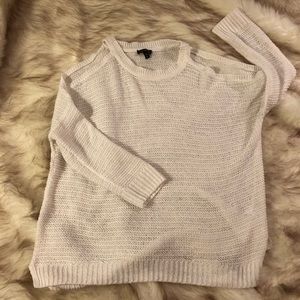 Express cold shoulder sweater
